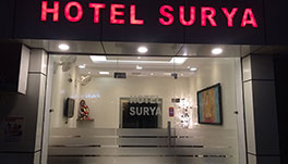 Hotel Surya-Front view2